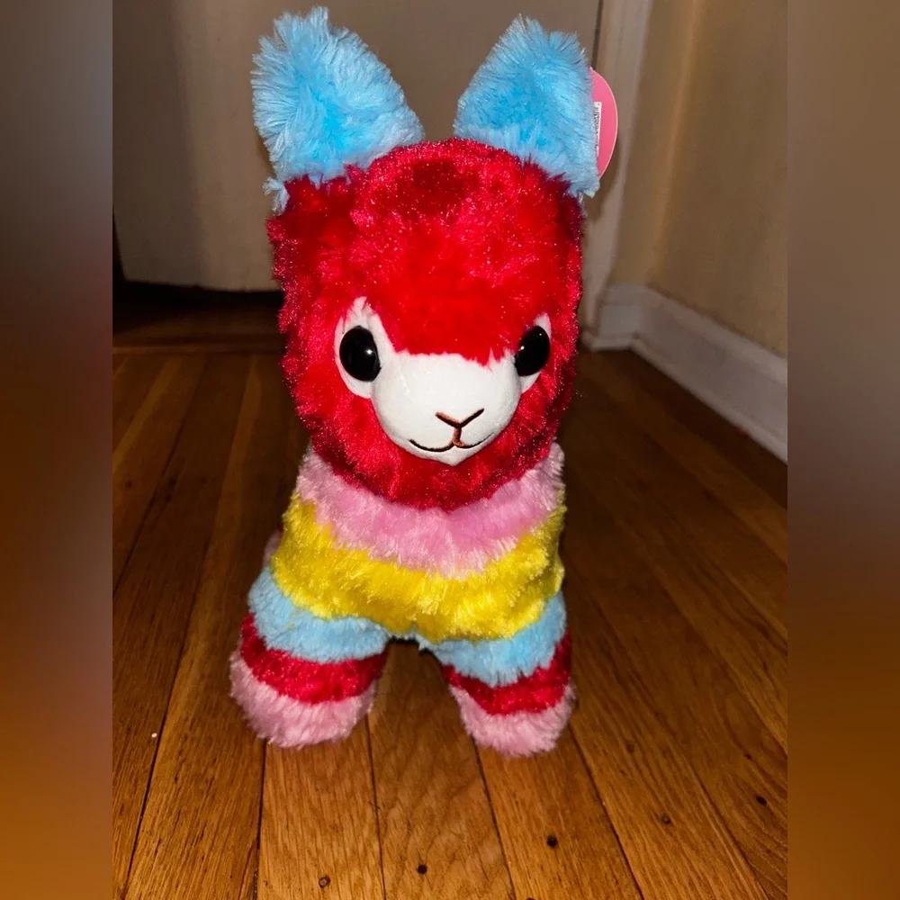Colorful Plush Llama Toy